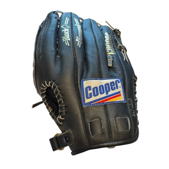 Vintage Cooper 236 Roger Clemens 11” Baseball Glove Black Diamond Steerhide - Picture 1 of 8